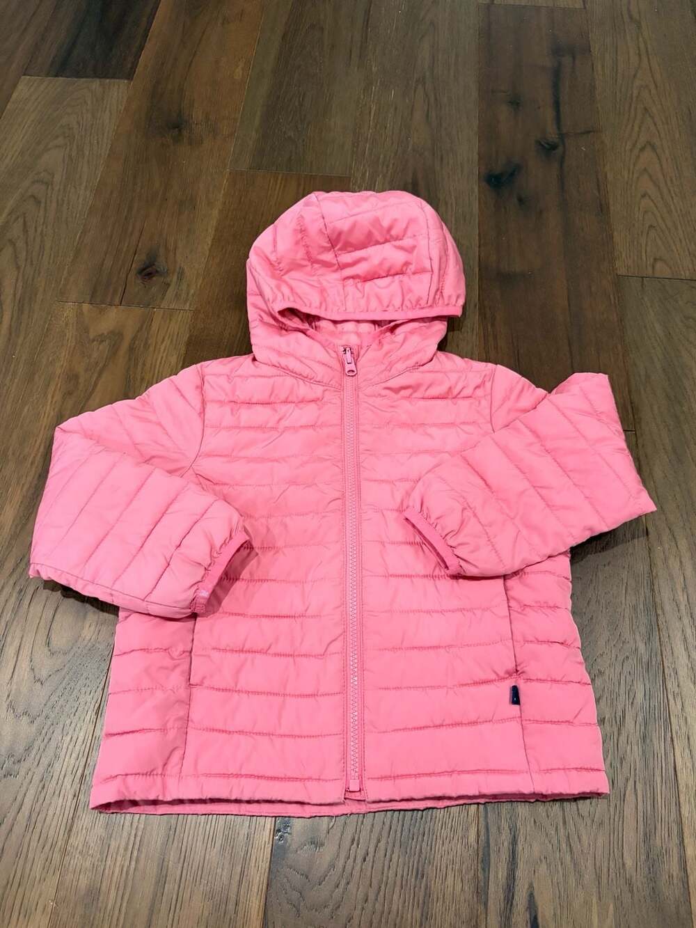 Gap Kids Coldcontrol Puffer Jacket Size XS Pink Hooded Water-Resistant